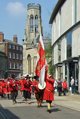 Mayoral procession on Davygate