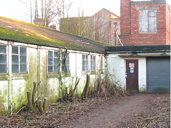 WW2 'hutments' behind York Art Gallery
