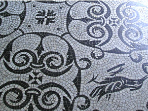 Mosaic floor, St Edith's, Bishop Wilton