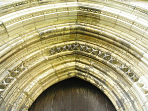St Giles, Skelton, doorway