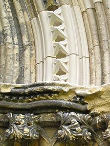 St Giles, doorway detail