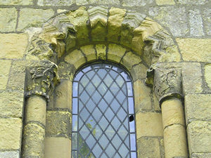 Norman window, north side