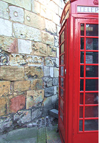 St Mary's Tower and Marygate phone box, 2007