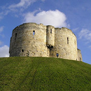 Clifford's Tower, now unencumbered by the old walnut tree