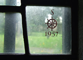 St Olaves church - window by ?Harry Stammers?, 1957
