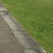 City walls, one of the sections 'upon which two persons can scarcely walk abreast'