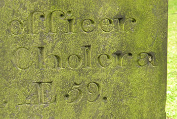 Detail from memorial to Jonathan Pickles