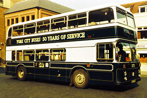 Circa 1984 – celebrating 50 years of York buses