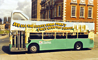 York's first open-top bus service, 1980s