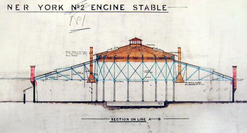 Plan/drawing of 'York Engine Stable'