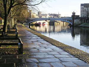 Riverside view, towards Lendal Bridge