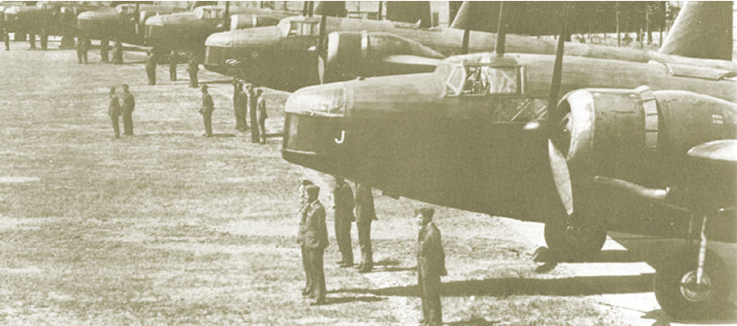 New Zealand Wellington Bombers in England, 1939