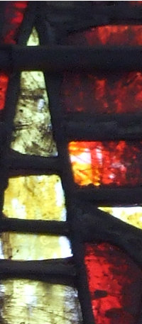Detail from window by Harry Stammers
