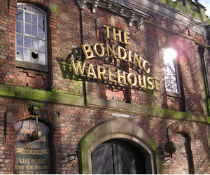 Bonding Warehouse – lit by winter sunlight