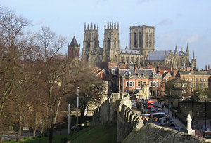 York Minster from the city walls