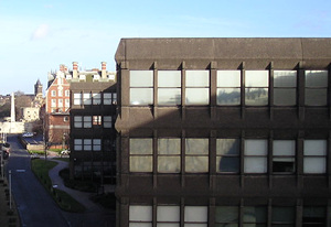 York's railway offices, a mix of older ornate building and modern offices