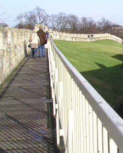 Bar walls towards Lendal Bridge