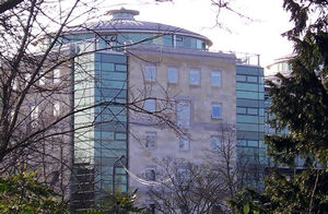 Westgate Apartments, Leeman Road, viewed from Museum Gardens