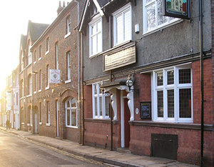 Minster Inn, Marygate, sunset, 9 January 2004