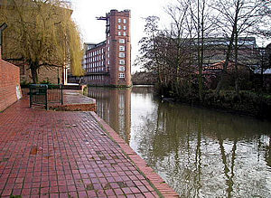 Rowntree Wharf – a rather handsome building that used to be used, as its name suggests, to service the local chocolate company. Now converted to housing.