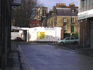 Hungate, looking towards Stonebow.