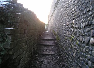 Looking towards the Multangular Tower