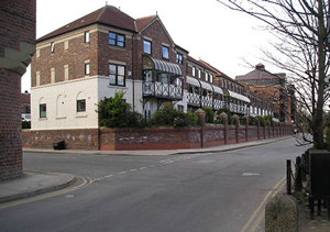 Newer buildings by York's riverside