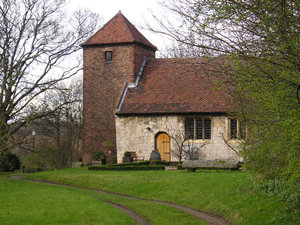 St Oswald's, from the gateway