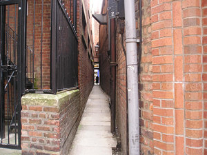 Old and very narrow alleyway – 1