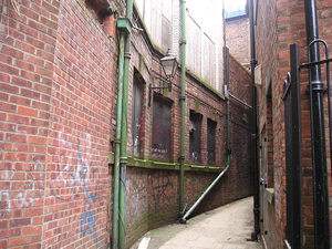 Old and very narrow alleyway – 2, from a different angle