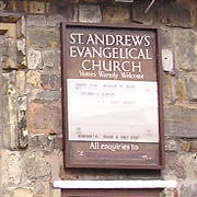 Sign: St Andrew's Evangelical Church