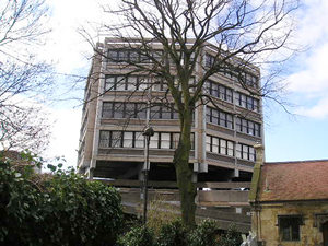 Stonebow from the back of St Saviour's Church (now the Archaeological Resource Centre)