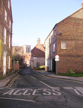 Spen Lane, with a view of the Minster