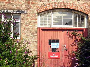 Old buildings, still signposted 'Office'