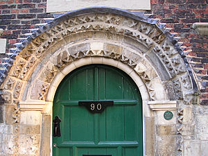 Door to Ingram's Almshouses