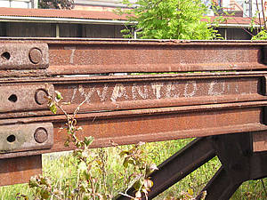 It's rusting away in the elements, though it has been marked wanted