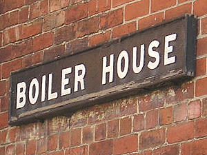 Old sign – 'Boiler house'