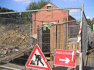 Moss St depot site, 5 September 2004