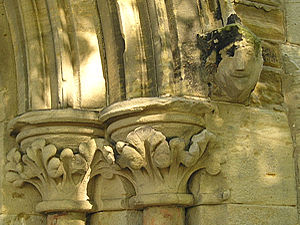 Details from carving around doorway