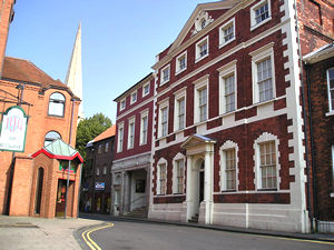 Castlegate view, featuring Fairfax House