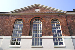 Former Lendal Chapel, now Marzano, detail of upper floor windows