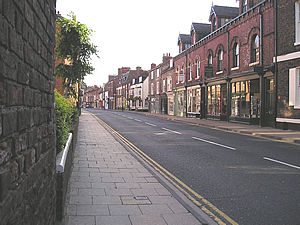 View of Gillygate towards Clarence Street