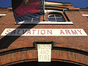 Salvation Army Citadel – detail, front