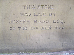 Foundation stone: Joseph Bass