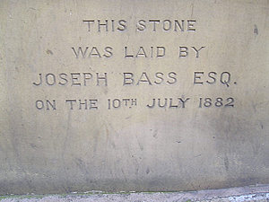 Foundation stone: Joseph Bass