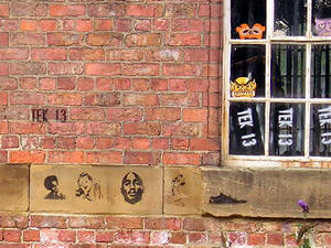 The beautiful Bonding Warehouse – rather troubled with a graffiti problem