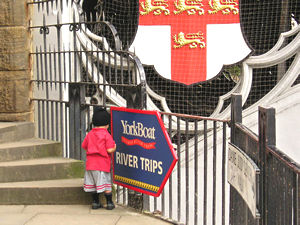 Lendal Bridge, with small person