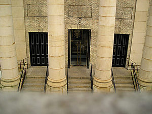 Central Methodist Church (Centenary Chapel) – looking down from Stonebow