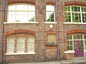 Manor School building, lower floors