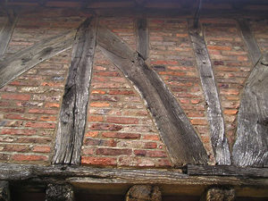 Medieval building, detail